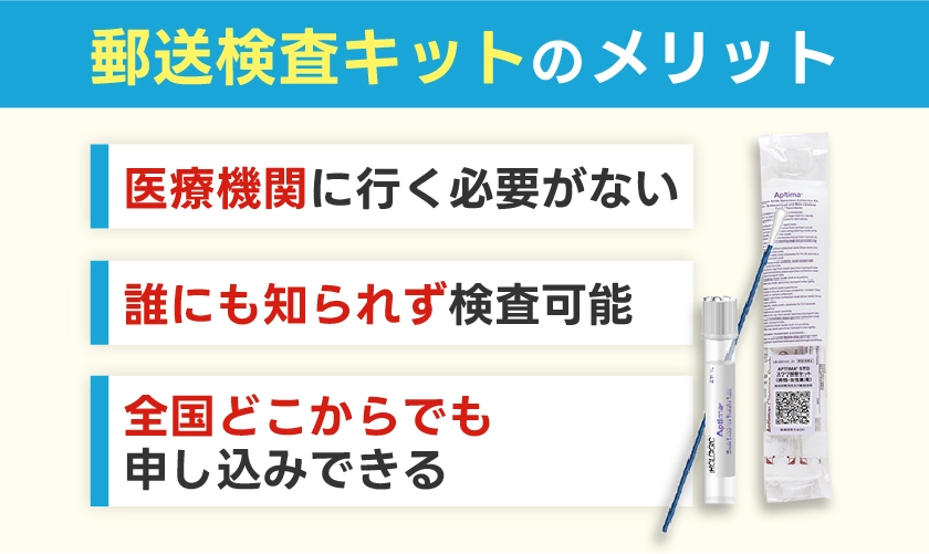 郵送検査キットのメリット