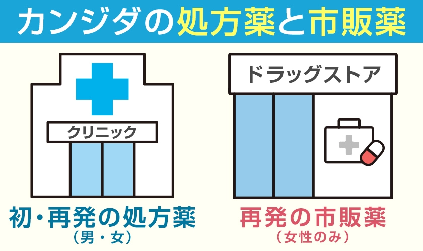 カンジダの市販薬は「再発した女性が対象」クリニックは全てに対応