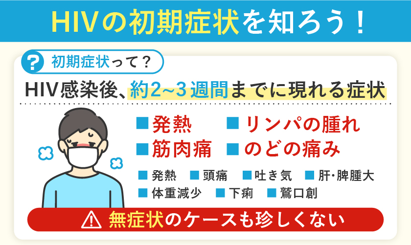 HIVの初期症状