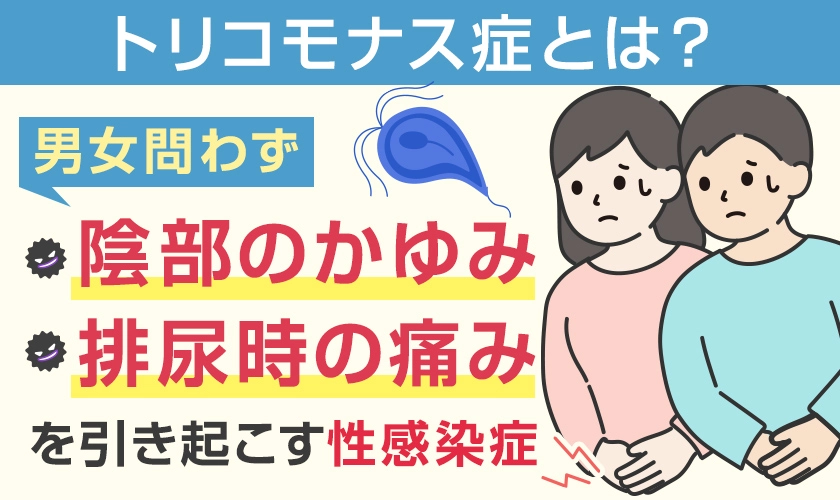 トリコモナス症とは 男女問わず陰部の痒み・排尿時の痛みを引き起こす性感染症